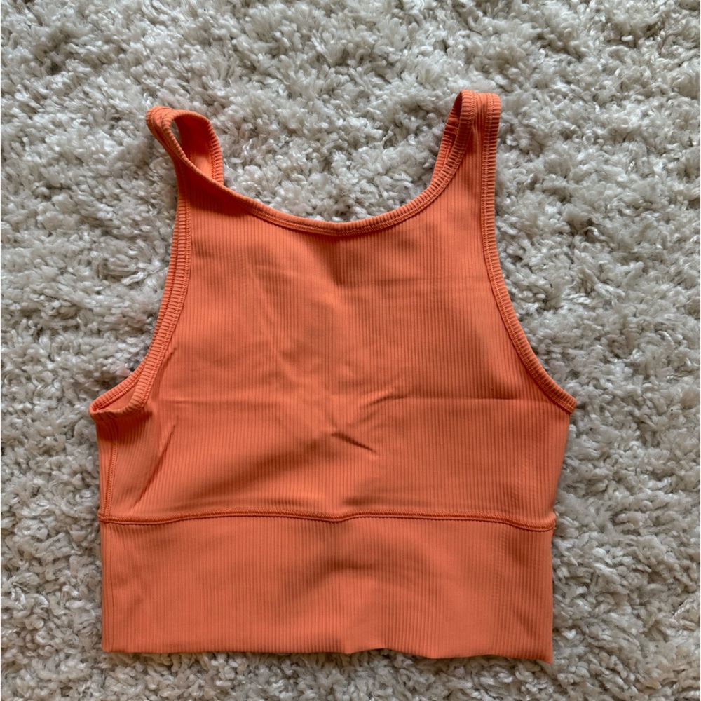 Orange Lulu Lemon workout top! Size 6